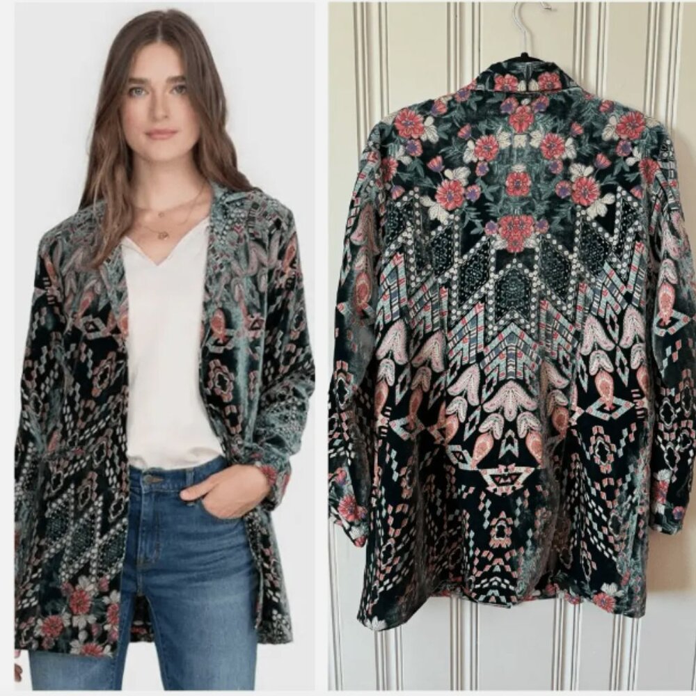 NWT JOHNNY WAS MARAMI BLAZER MULTICOLOR SIZE XL